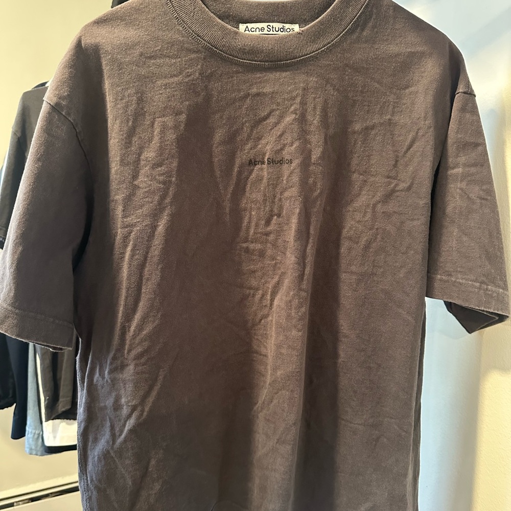 Acne grey Short Sleeve Tee